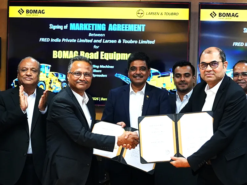 Larsen & Toubro partners FAYAT Group to market BOMAG machines in India