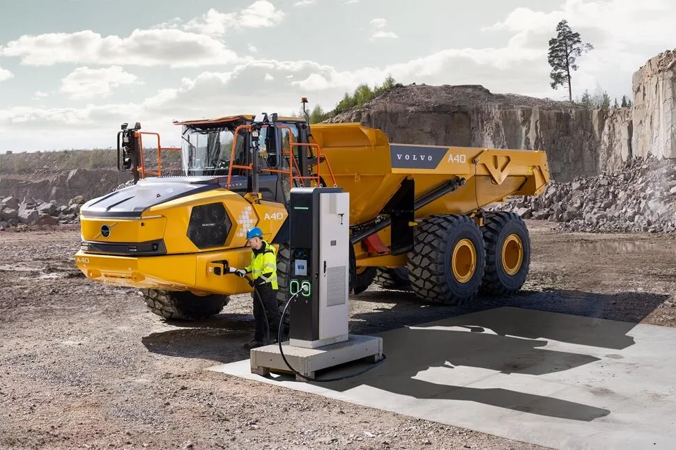 Volvo Construction Equipment confirms the serial production of its A30 and A40 Electric Articulated Haulers